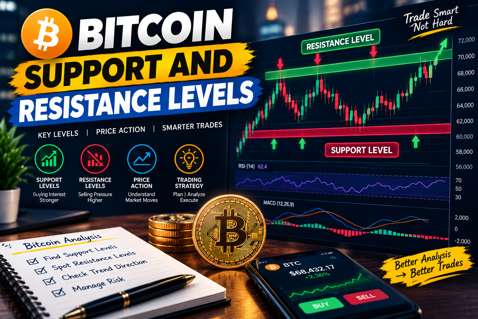 Bitcoin Support and Resistance Levels