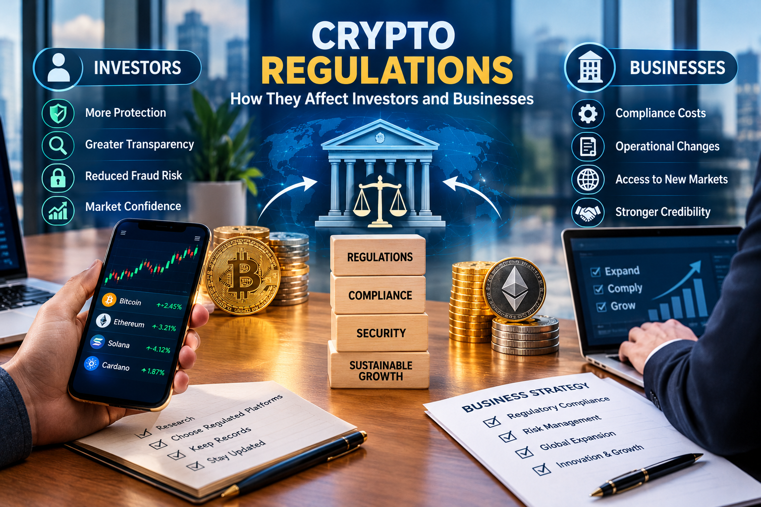 How Crypto Regulations Affect Investors and Businesses